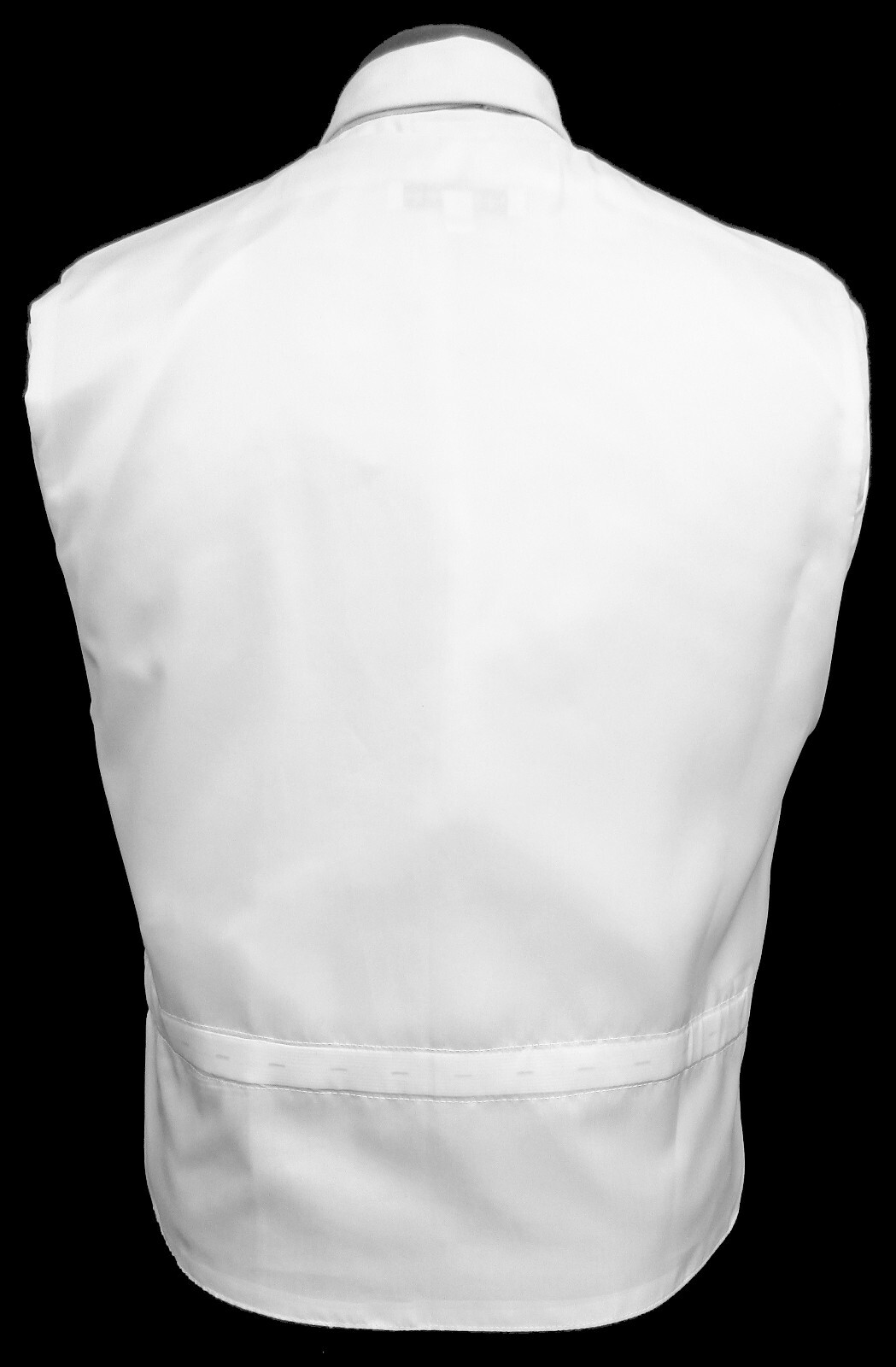 Men's Perry Ellis Silver Tuxedo Vest and Bow Tie Platinum Made in USA Large L