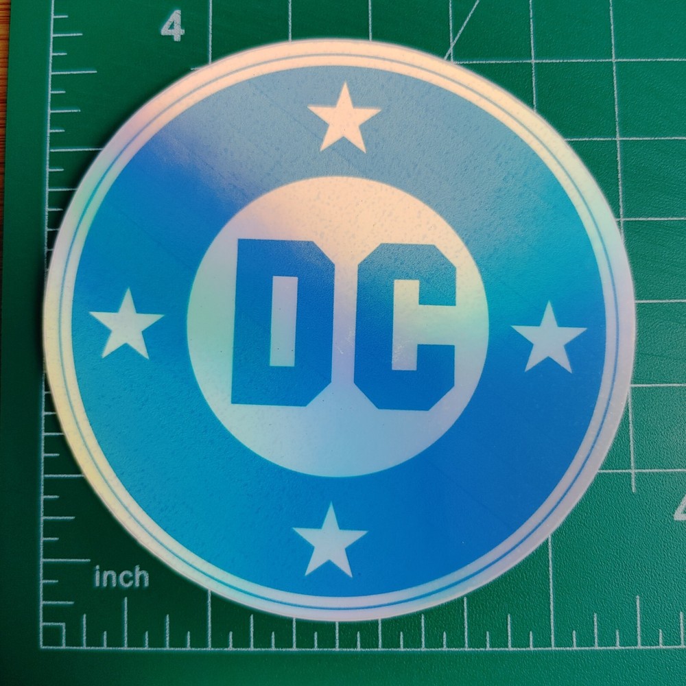 DC Logo Foil Sticker