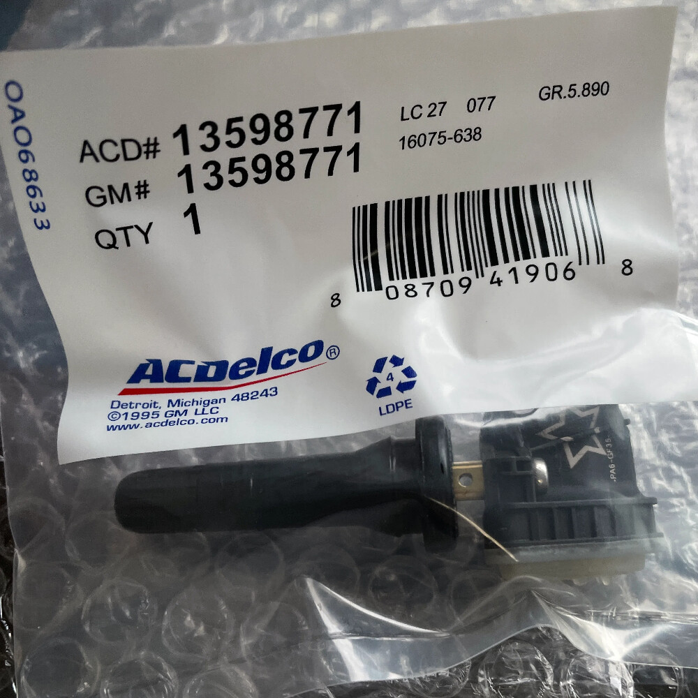 4Pcs GENUINE TPMS TIRE PRESSURE SENSOR OEM 13598771 For BUICK CADILLAC CHEVROLET