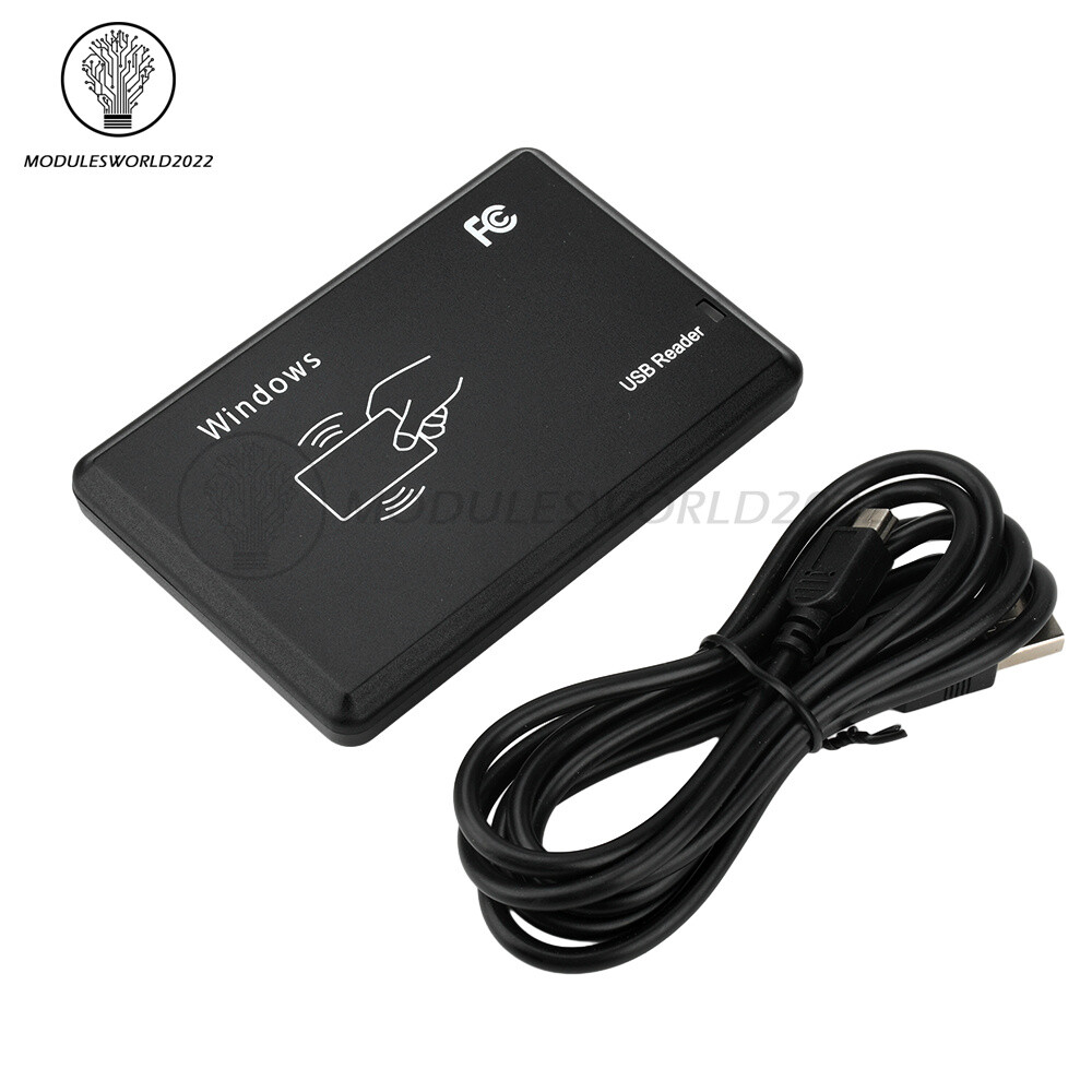 125Khz USB RFID Contactless Proximity Sensor Smart ID Card Reader EM4100