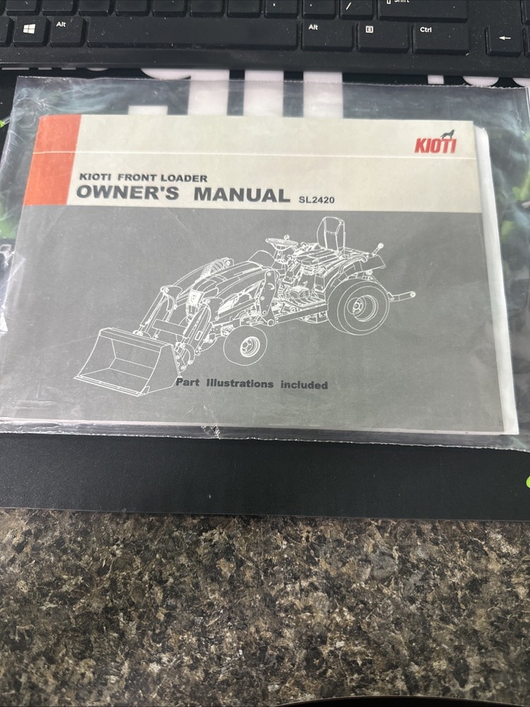 Kioti Sl2420 Manual. Manual Box.