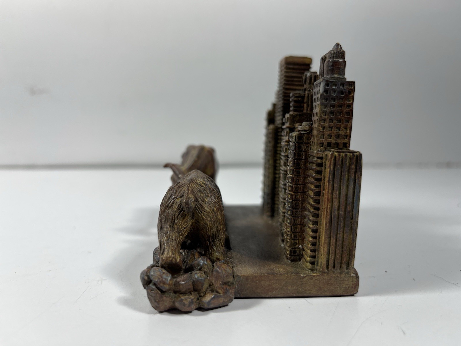 BEAR & BULL Wall Street Stock Market Business card Holder Indigo Gate Silvestri