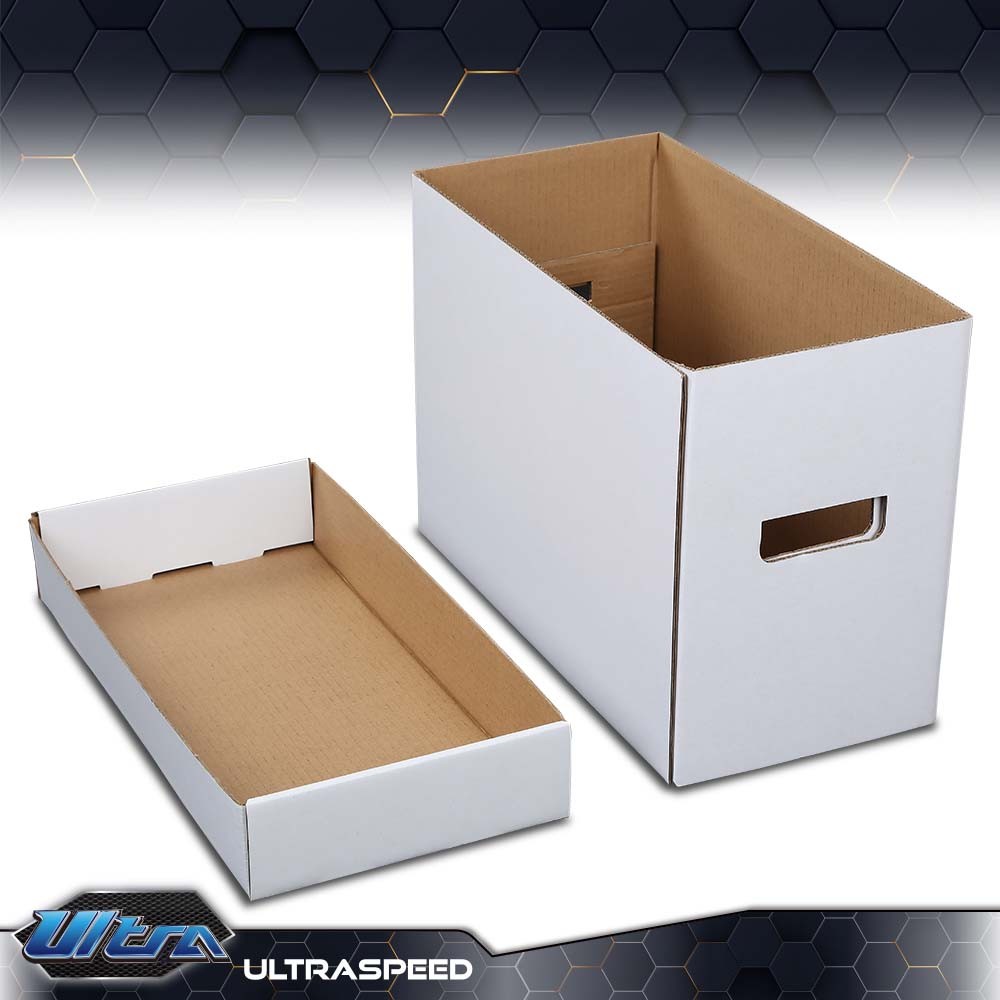 5Pcs Comic Books Storage Boxes Short Holds 150-175 Stackable Durable Archive