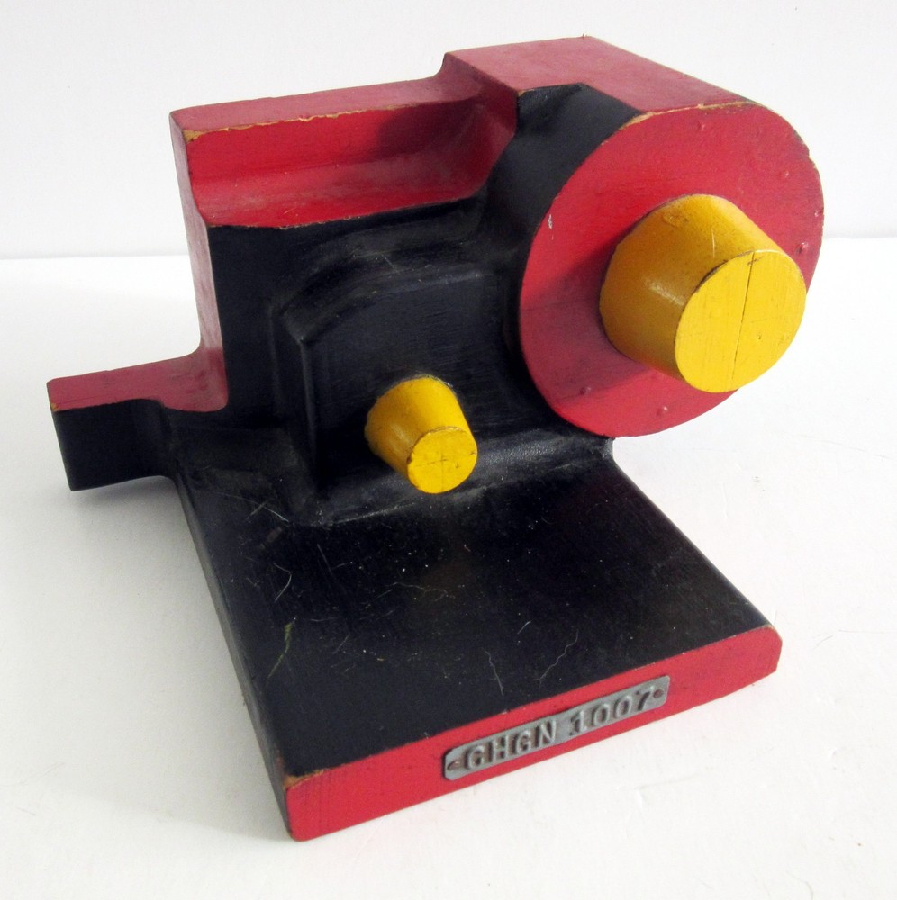 Vintage Quality Control Tooling Fixture, Solid Wood Construction, CHGN 1007