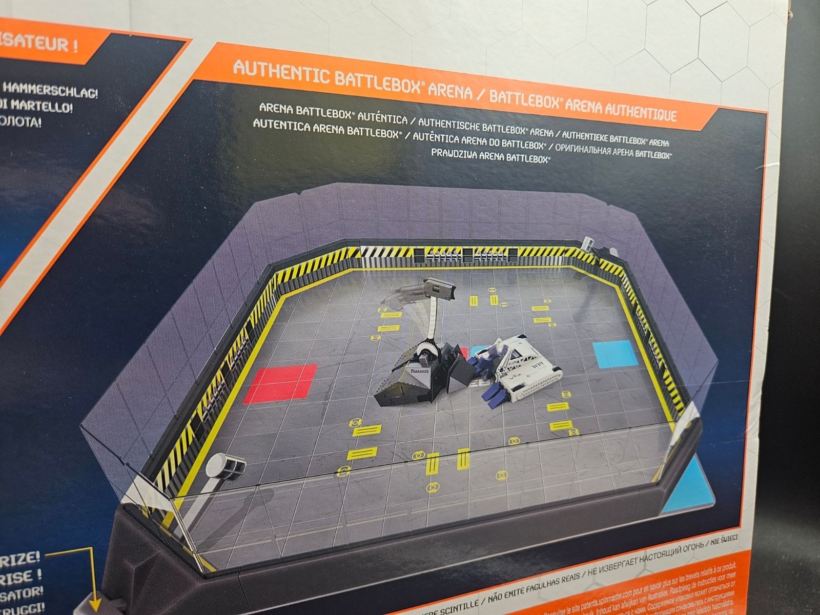 Hexbot BattleBots Arena Remote Control Battling Robots Set Blacksmith & Biteforc