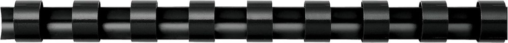 BLACK PLASTIC COMBS 1/4" - 100 PACK FOR PROFESSIONAL DOCUMENT BINDING
