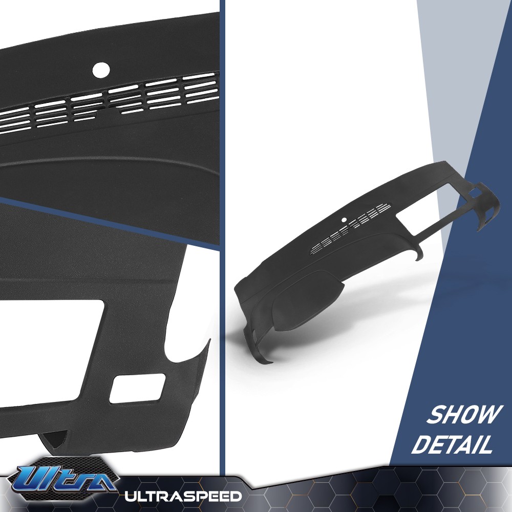 Soft TPE Dash Board Cover Cap Black For 07-2014 Silverado LS LT WT Sierra SL SLE