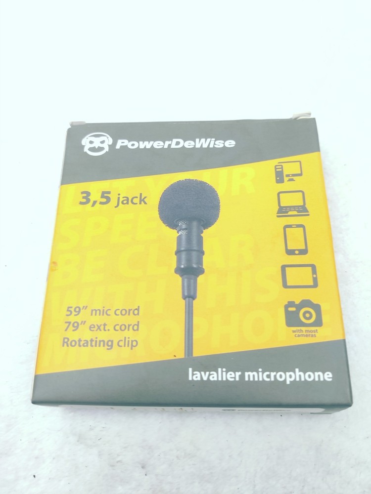 PowerDeWise Grade Lavalier Lapel Microphone