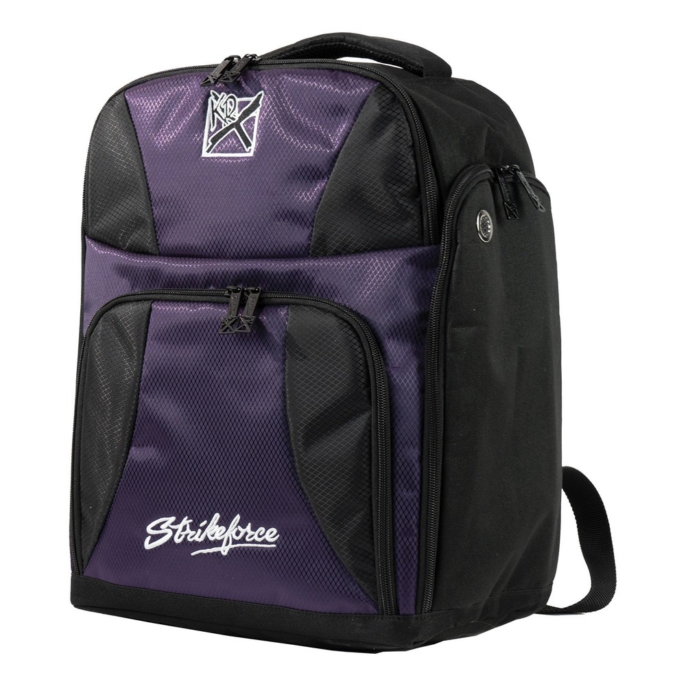 KR Strikeforce Strikepack Black/Purple Single Ball Bowling Backpack