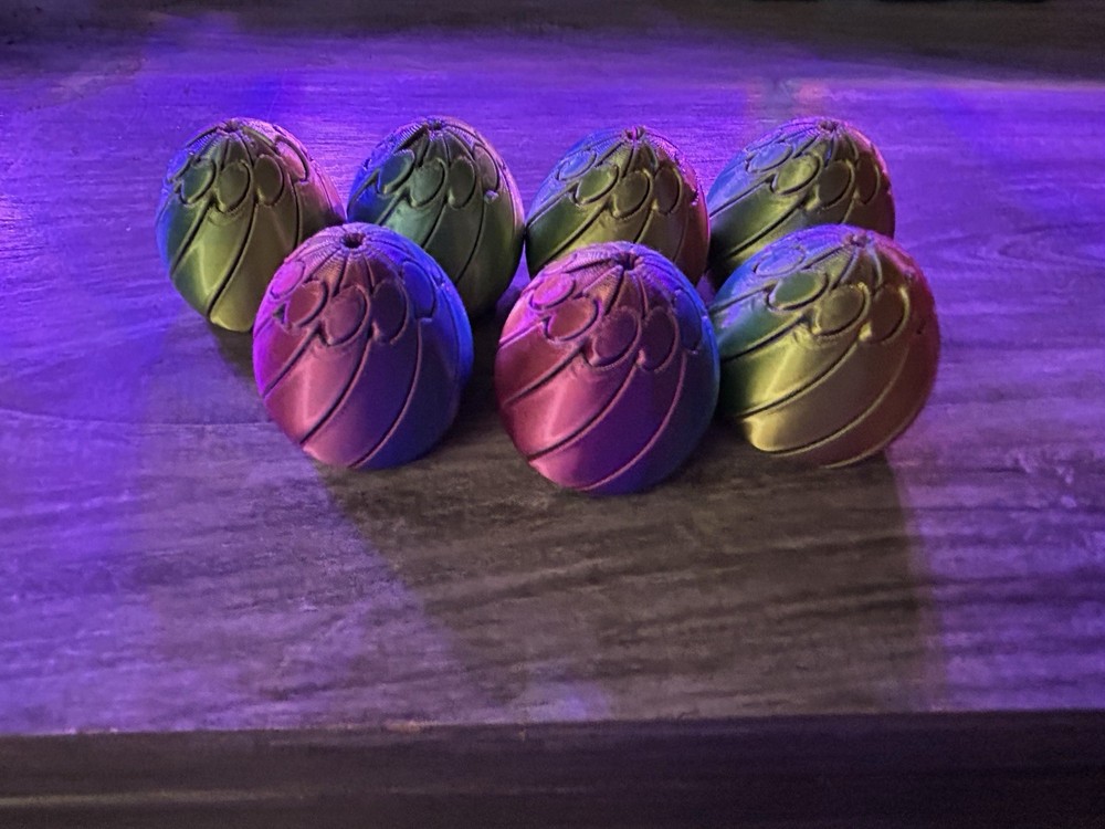 easter egg fidget 3d printed