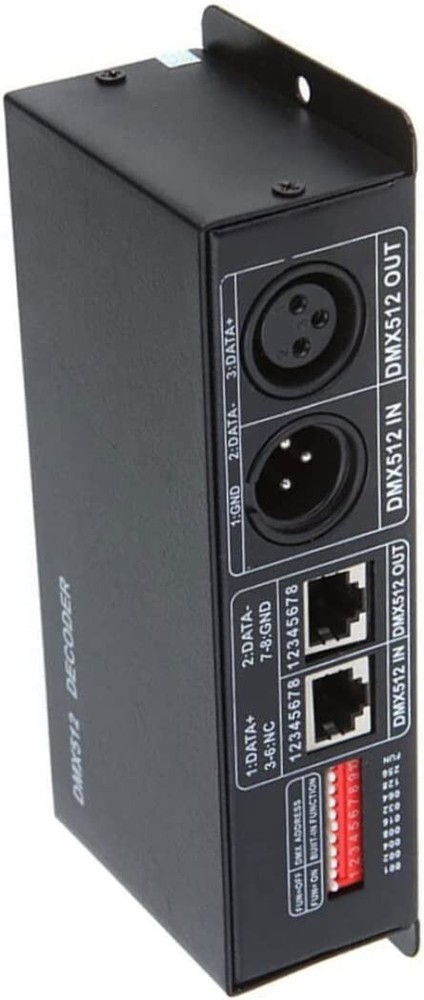 3CH DC12-24V RGBW DMX 512 Decoder LED Controller RGB LED DMX512 Decoder DMX512