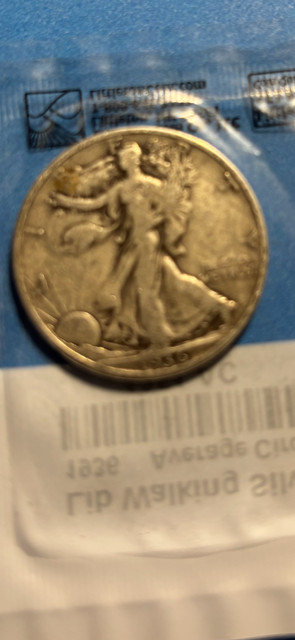 1936 Liberty Walking Silver Half Dollar (Average Circulated)
