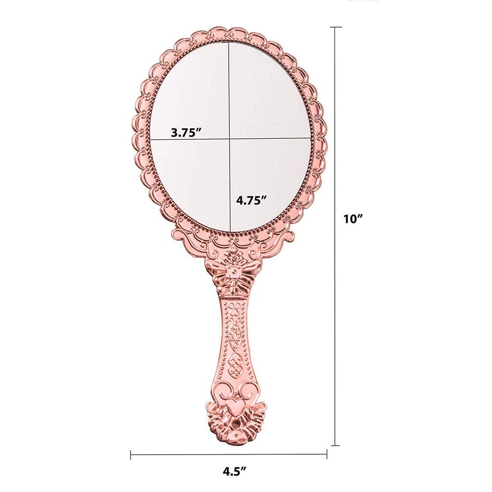 Handheld Mirror, Hand Held Mirror with Handle, Small Travel Packet Compact Mi...