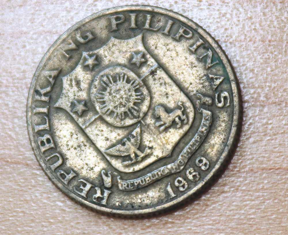1969 Philippines 10 Sentimos San Francisco Mint