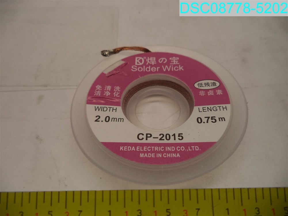 CP-2015 Solder Wire 1.5m X 2mm