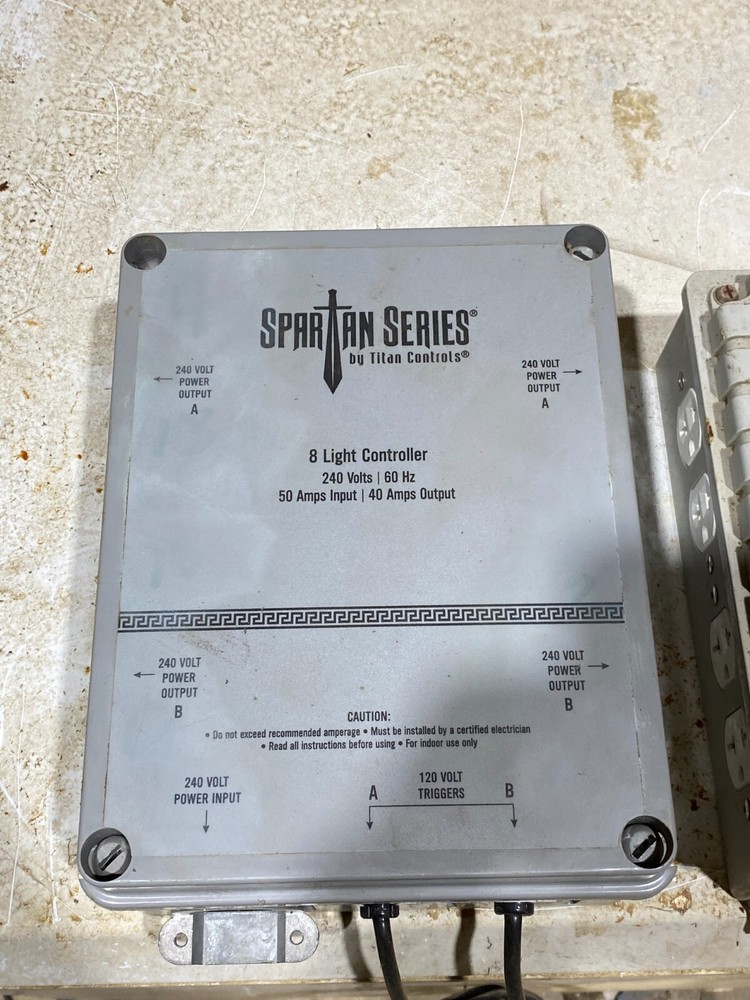 Titan Controls Spartan Series 8 Light Controller 240V -timer control