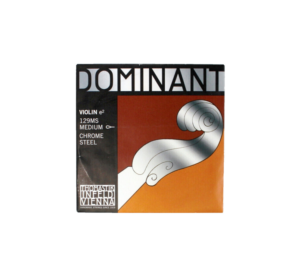 Thomastik Infeld Dominant Violin 4/4 129MS Medium Loop End Chrome Steel E2