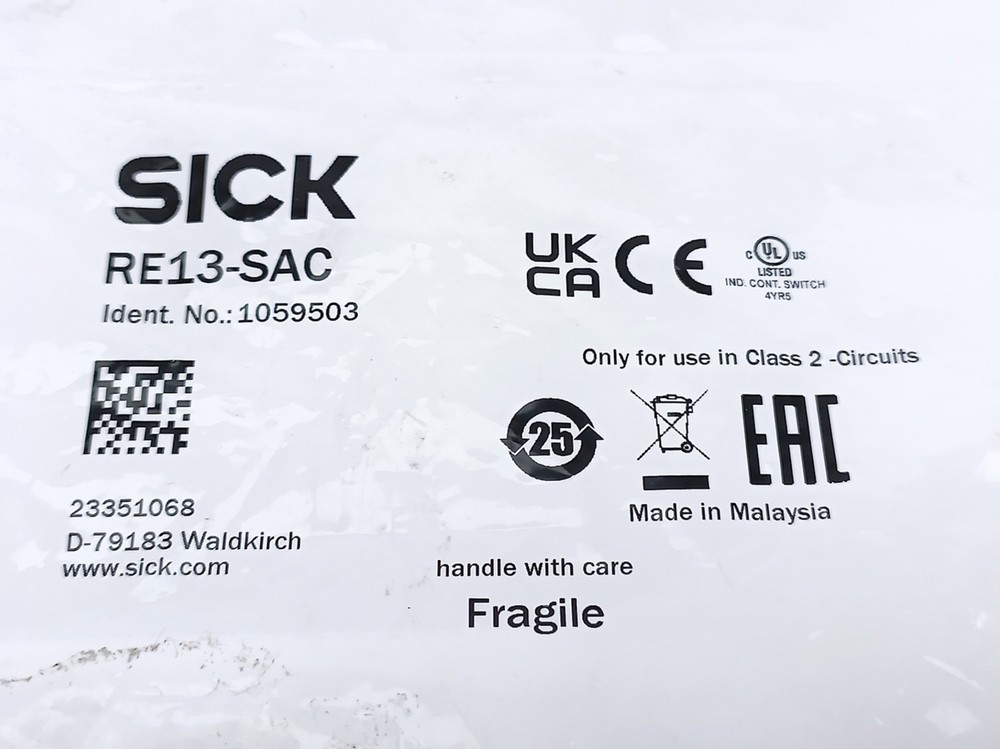 SICK 1059503 RE13-SAC Safety Switch
