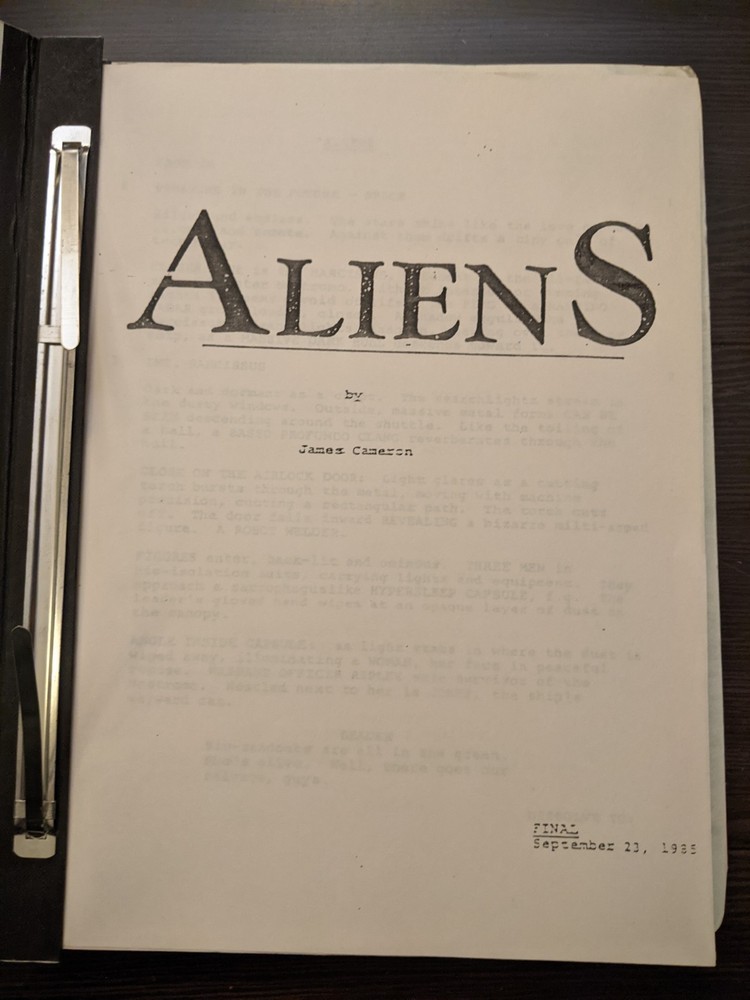 Aliens By James Cameron Final Draft Script
