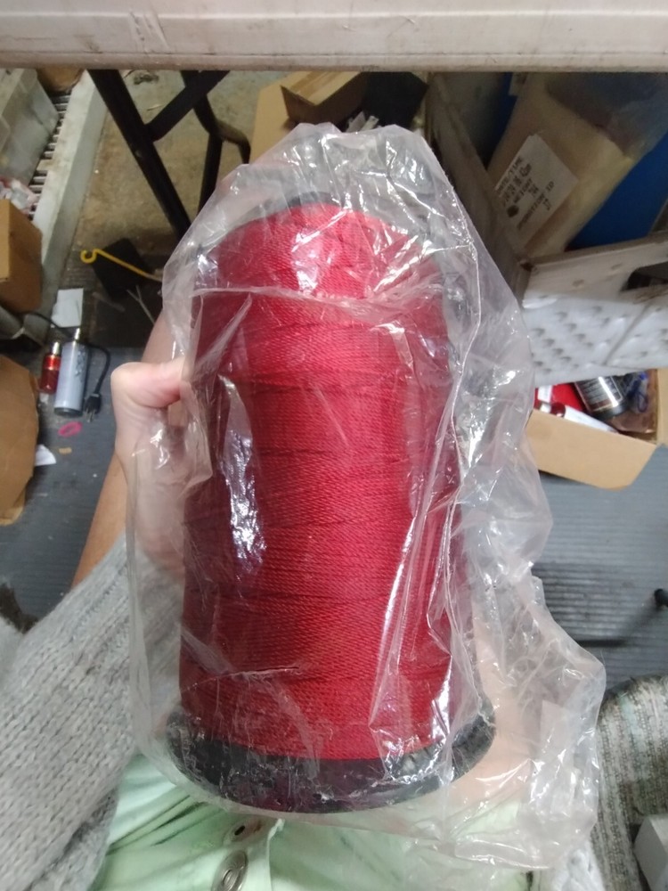Gudebrod 2lb Spool G-554S RED Nylon Serging Winding Thread