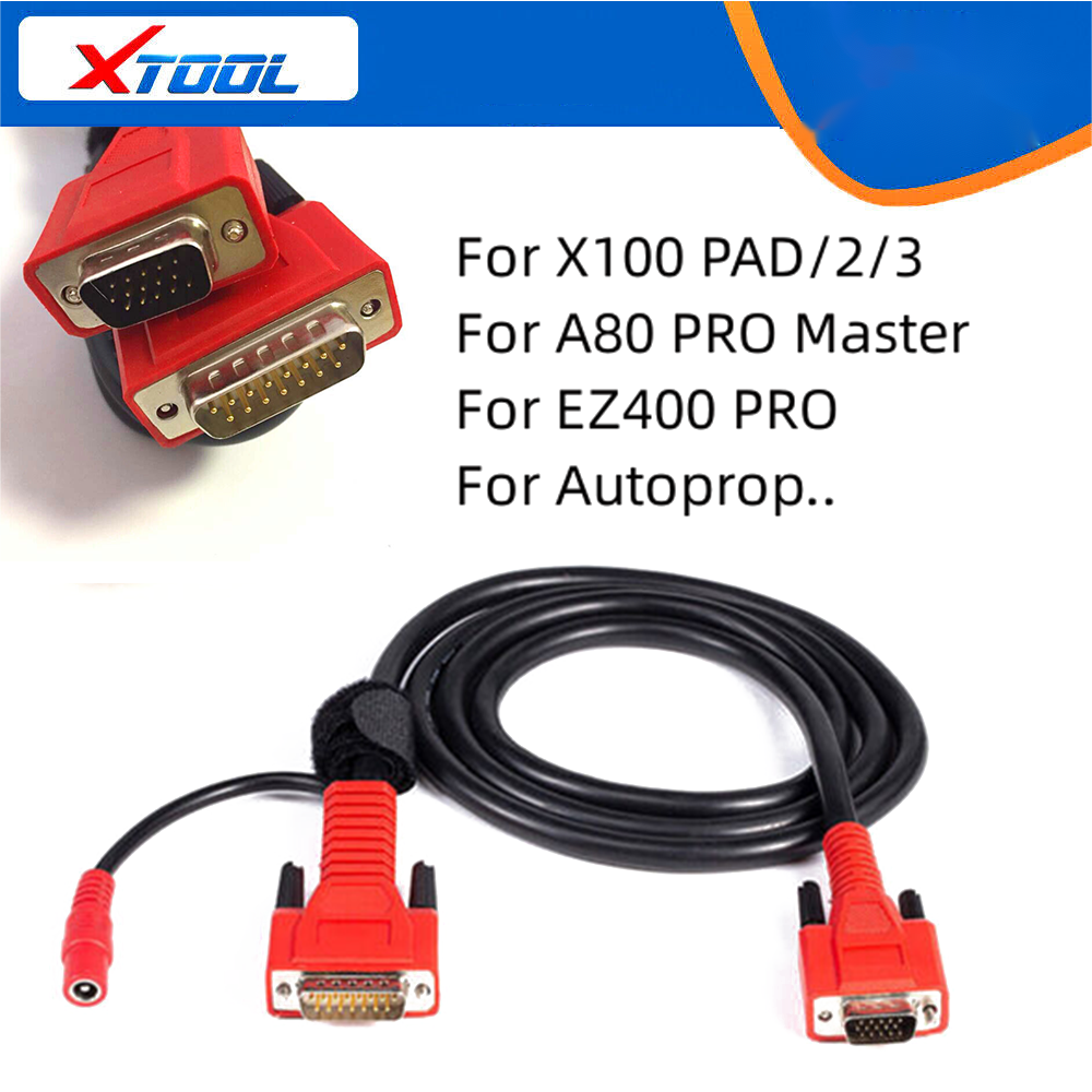 XTOOL Auto Diagnostic OBD2 Scanner Cable Adapter Connector For D7 D8 X100 PAD