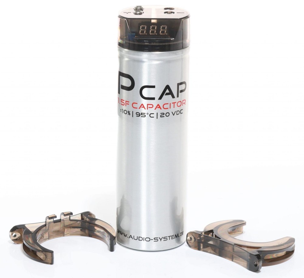 Audio System P CAP EVO Powercap Capacitor 1.5F Power Stabilization Capacitor