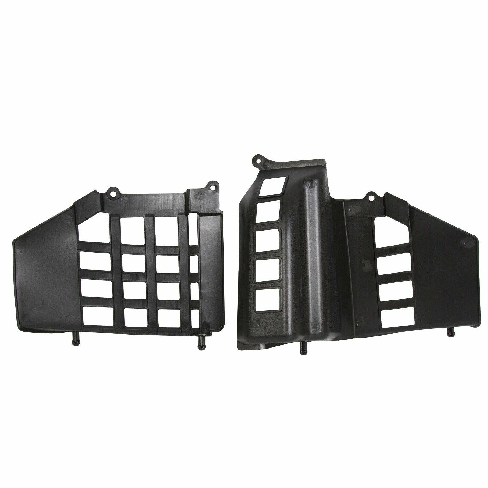 Black Heel Guards Footrest For 1987-2006 Yamaha Banshee LH+RH Nerf Bars