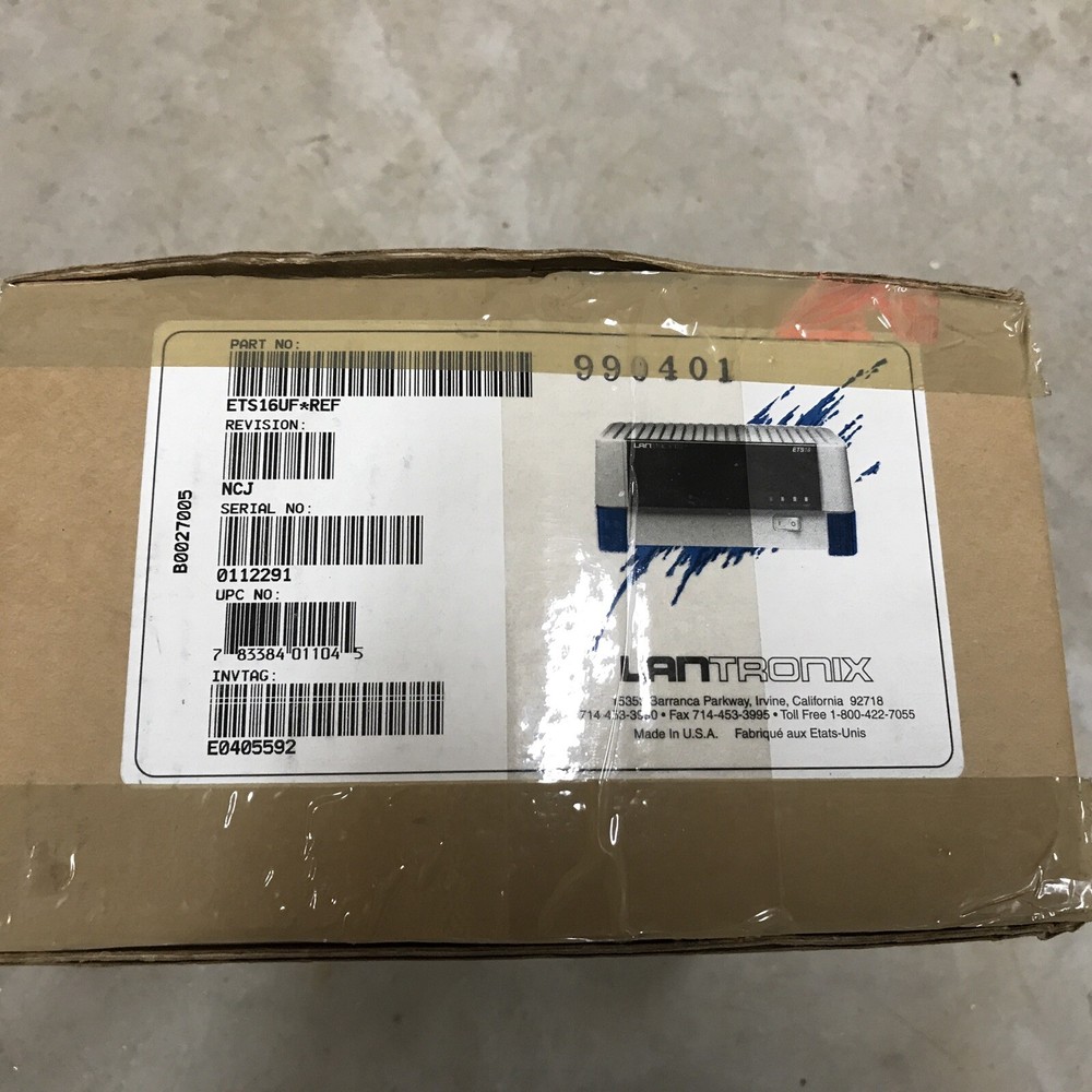LANTRONIX ETS16UF TERMINAL SERVER 95-250V