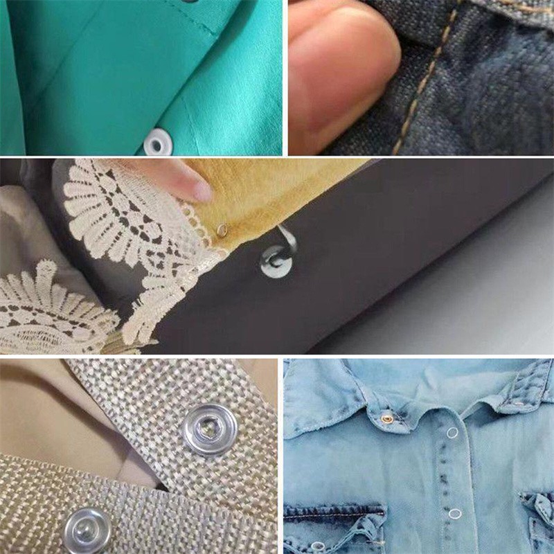 Five Claw Locking Button With Pliers Clothing Fabric Sewing Tools