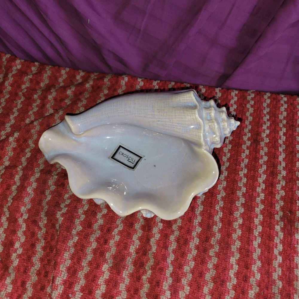 Croscill Conch Shell Soap Dish Holder AMAZING Plz Read