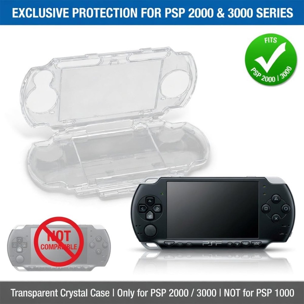 Protective Shell, Transparent Protective Cover Shell Skin for 2000 Game Console,
