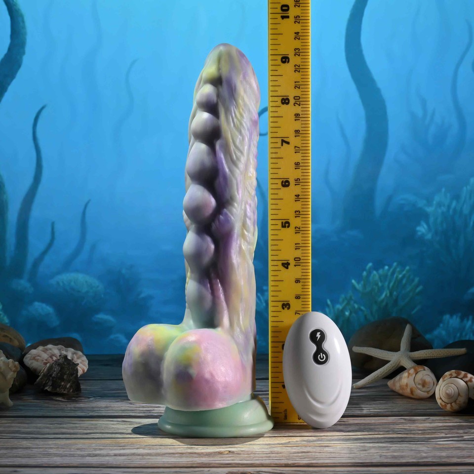 GENDER X MONSTER'S BALL DILDO REMOTE CONTROL THRUSTING VIBRATING VIBRATOR