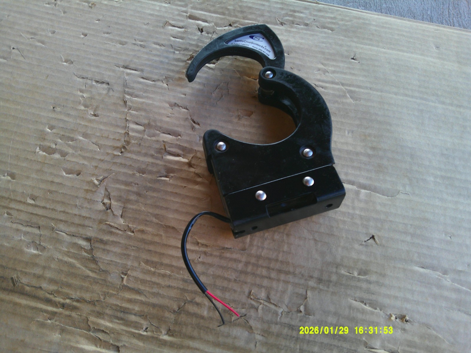 Santa Cruz Sc-6 Universal electric Gun Lock For Rifles/READ DESCRIPTION!