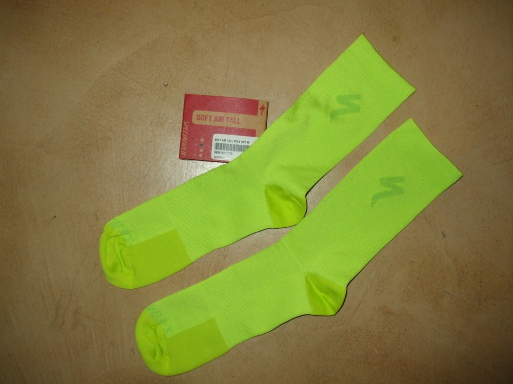 Specialized Soft-Air-Tall Socks, Hyper Green, XL