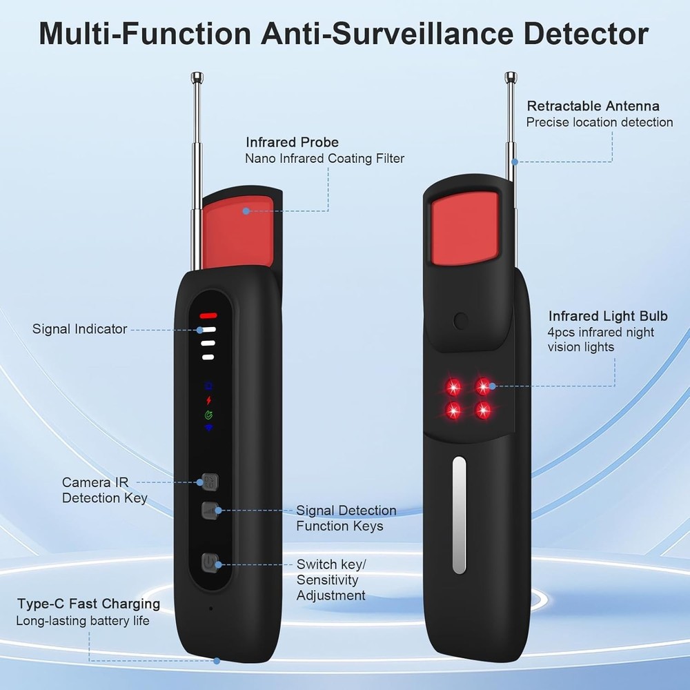 Hidden Camera Detector 2025 Upgraded Camera Detector, Hidden Device GPS Detector