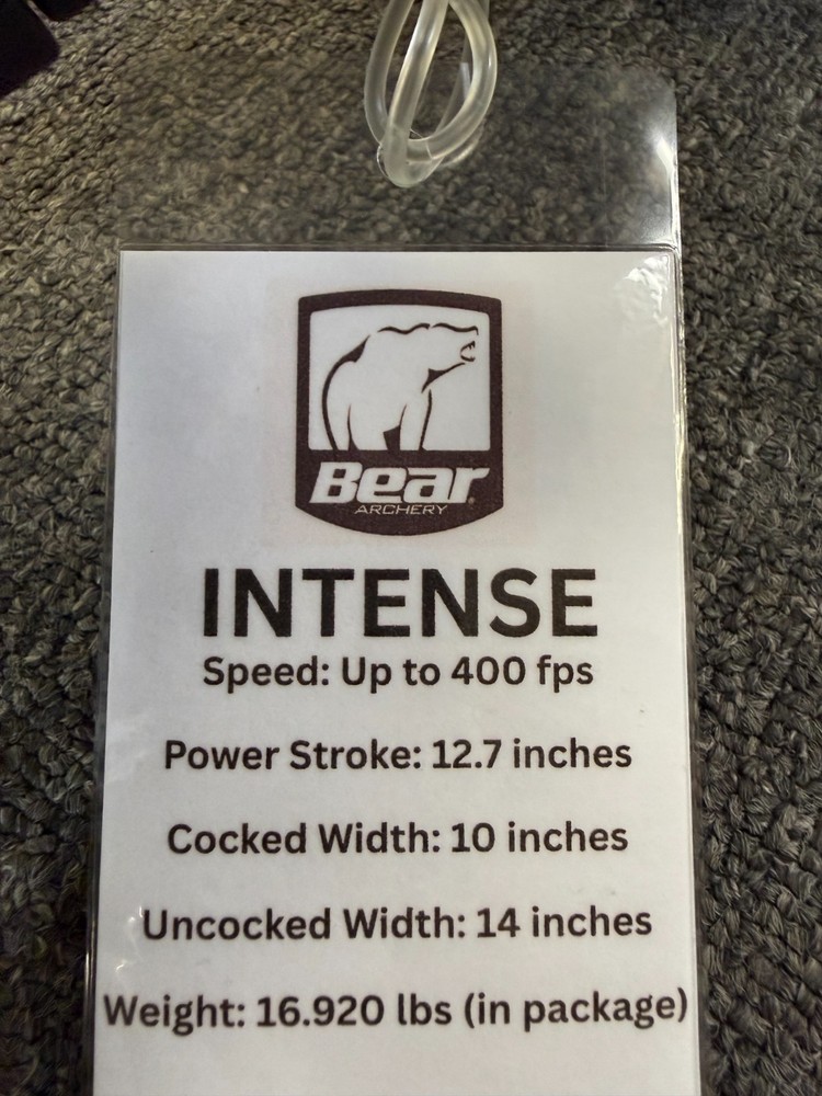 Bear Archery Bear X Intense 400fps Crossbow