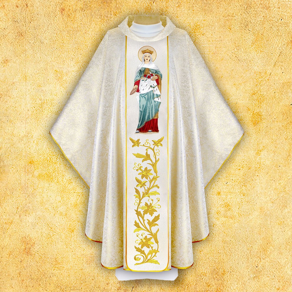 Chasuble embroidered "St. Elizabeth"