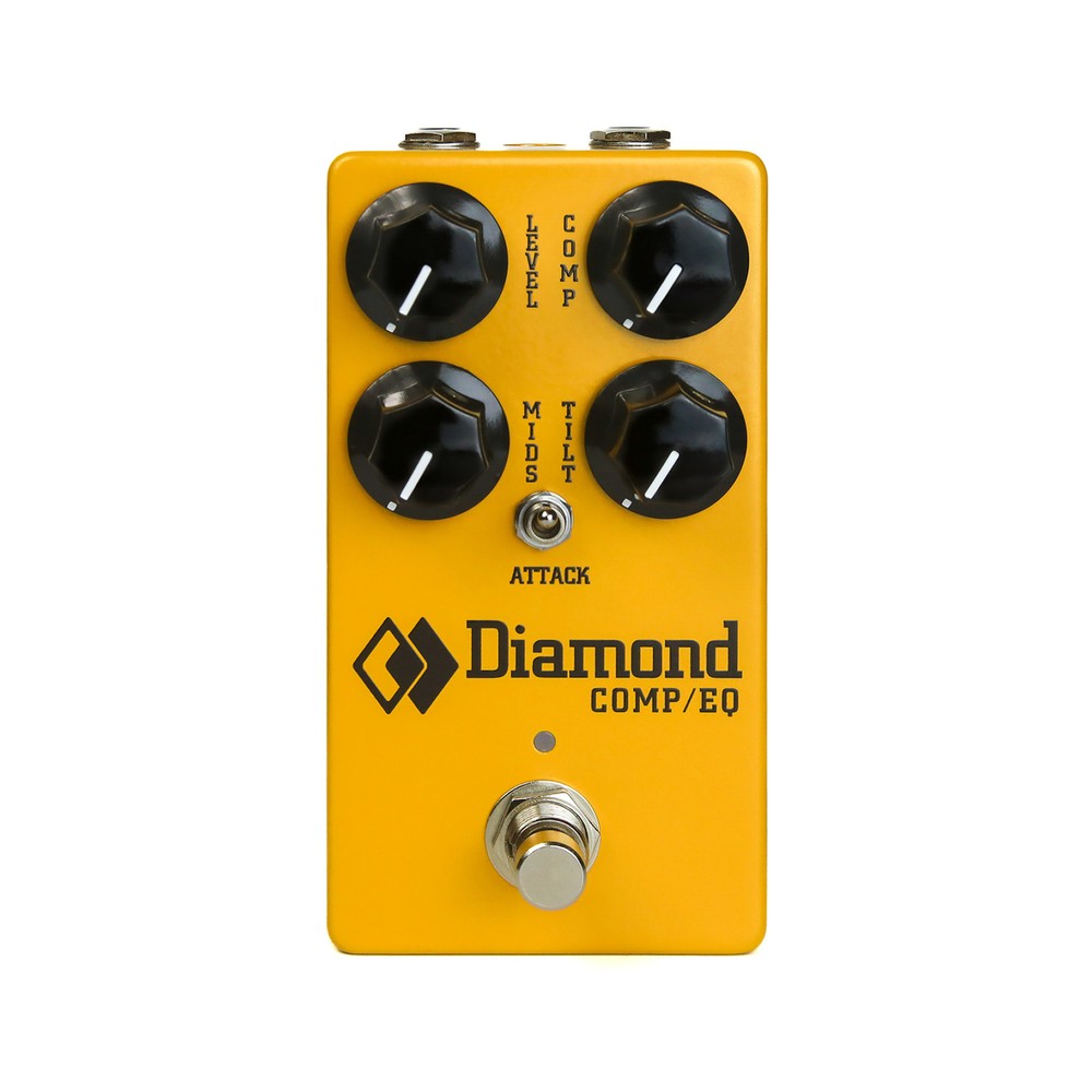 Diamond Comp/EQ Optical Compressor Effects Pedal