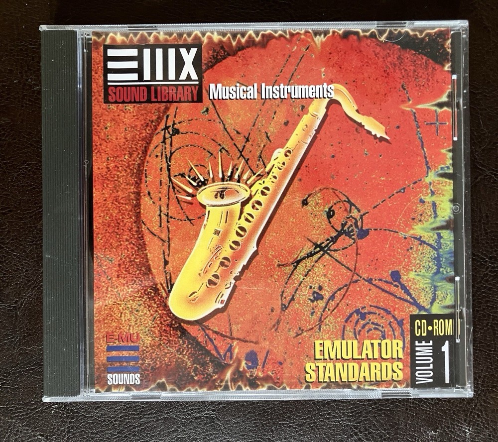 E-MU Systems  Volume 1 Emulator Standards Sound Library Sample Sampling CD-ROM