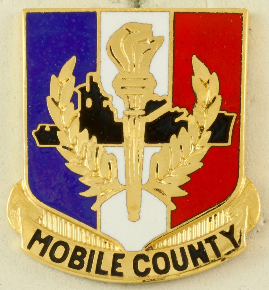 Mobile County High Schools JROTC Crest DI/DUI CB G23 HM