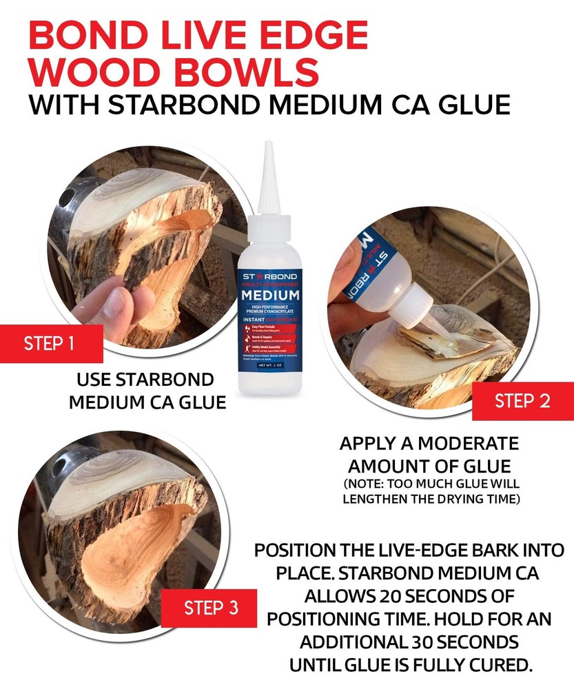 Medium CA Glue Complete Refill Kit (16 oz) – Cyanoacrylate Super Glue Refill ...