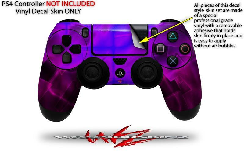 Skin for Sony PS4 Controller Cubic Shards Pink