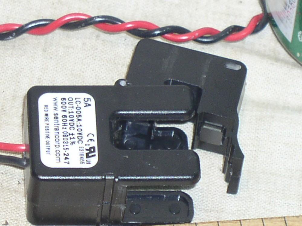 SENTRAN SPLIT CORE CURRENT TRANSFORMER LC5A LC-5A 5A AC TO 10V DC CLIP ON SENSOR