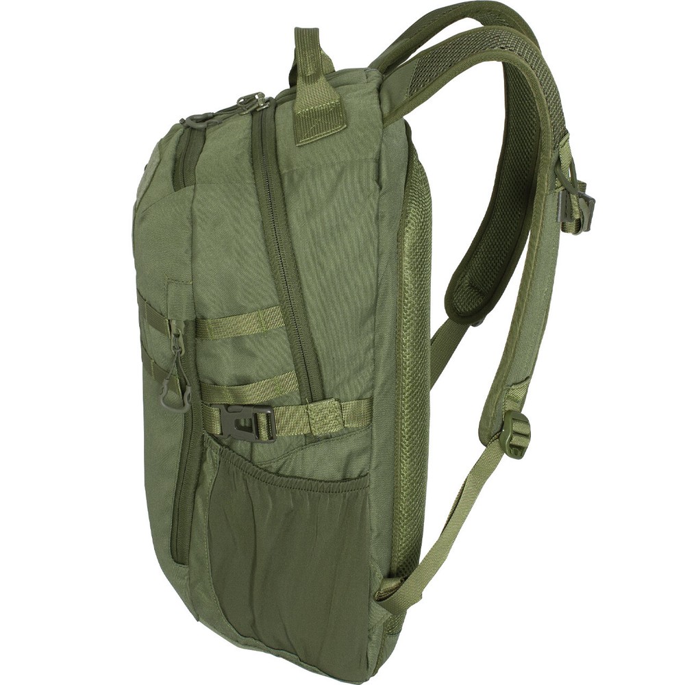 FHIOR Tactical Backpack 20L OD Green w/Large Main Compartment Adjustable Straps
