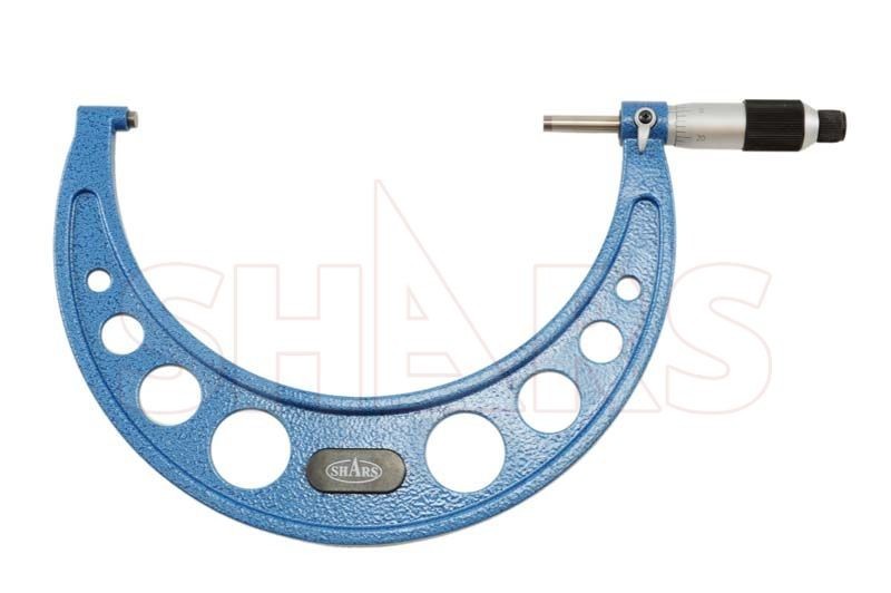 Shars 0-300mm Mechanical Solid Metal Frame Micrometer Set New R}
