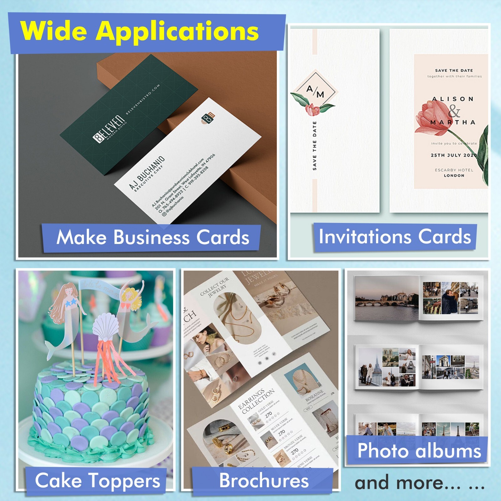 300 Sheet Koala Double Sided Glossy 80LB Photo Paper 8.5x11 Picture Paper Inkjet