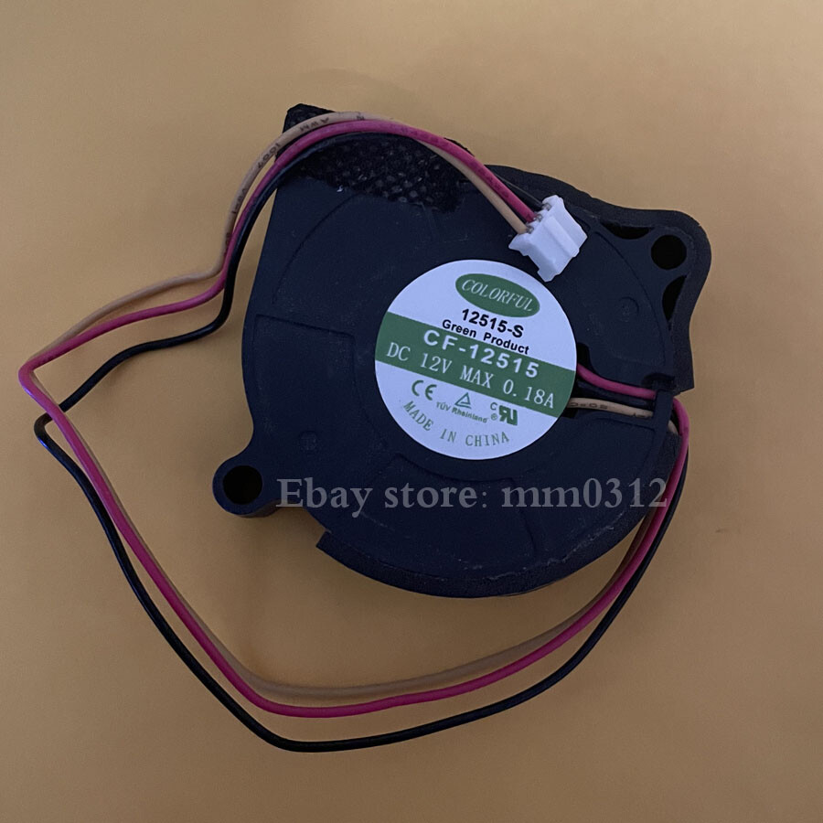 1pcs COLORFUL CF-12515 DC12V 0.18A 5015 turbo fan blower fan 3pin