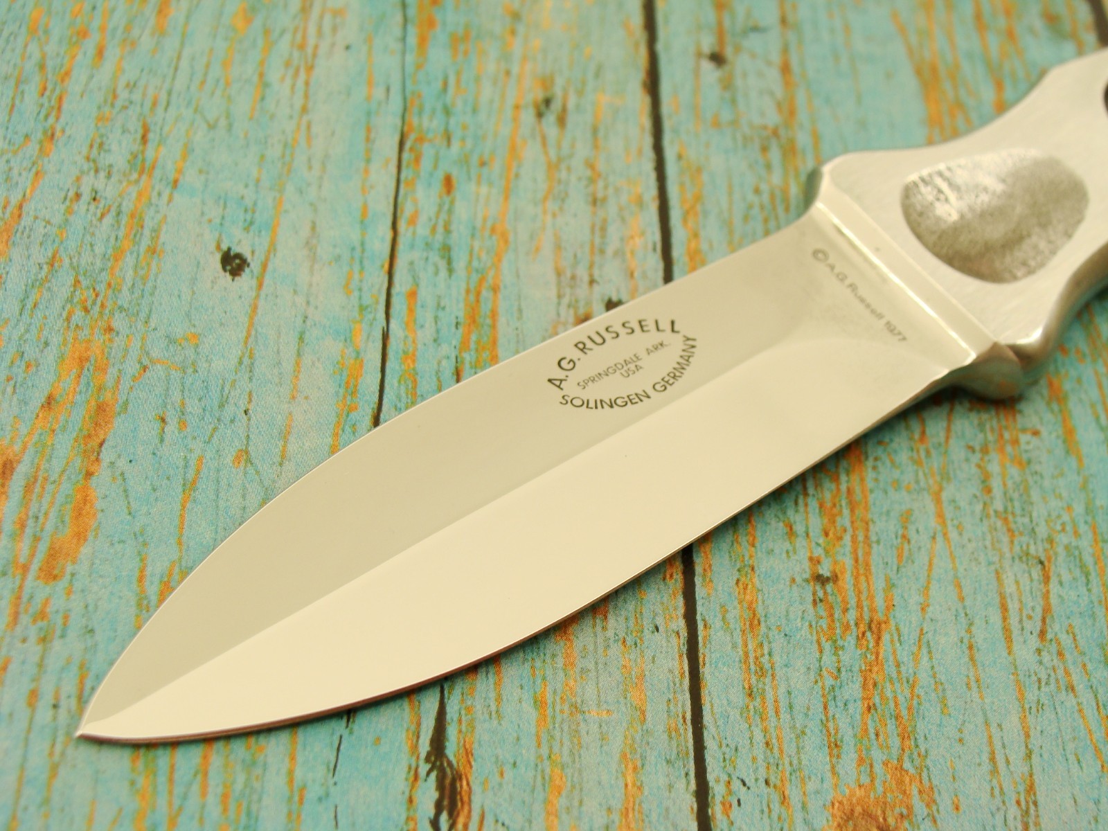 ORIGINAL 1977 A G RUSSELL GERMANY STING DAGGER SHEATH KNIFE VINTAGE KNIVES TOOLS