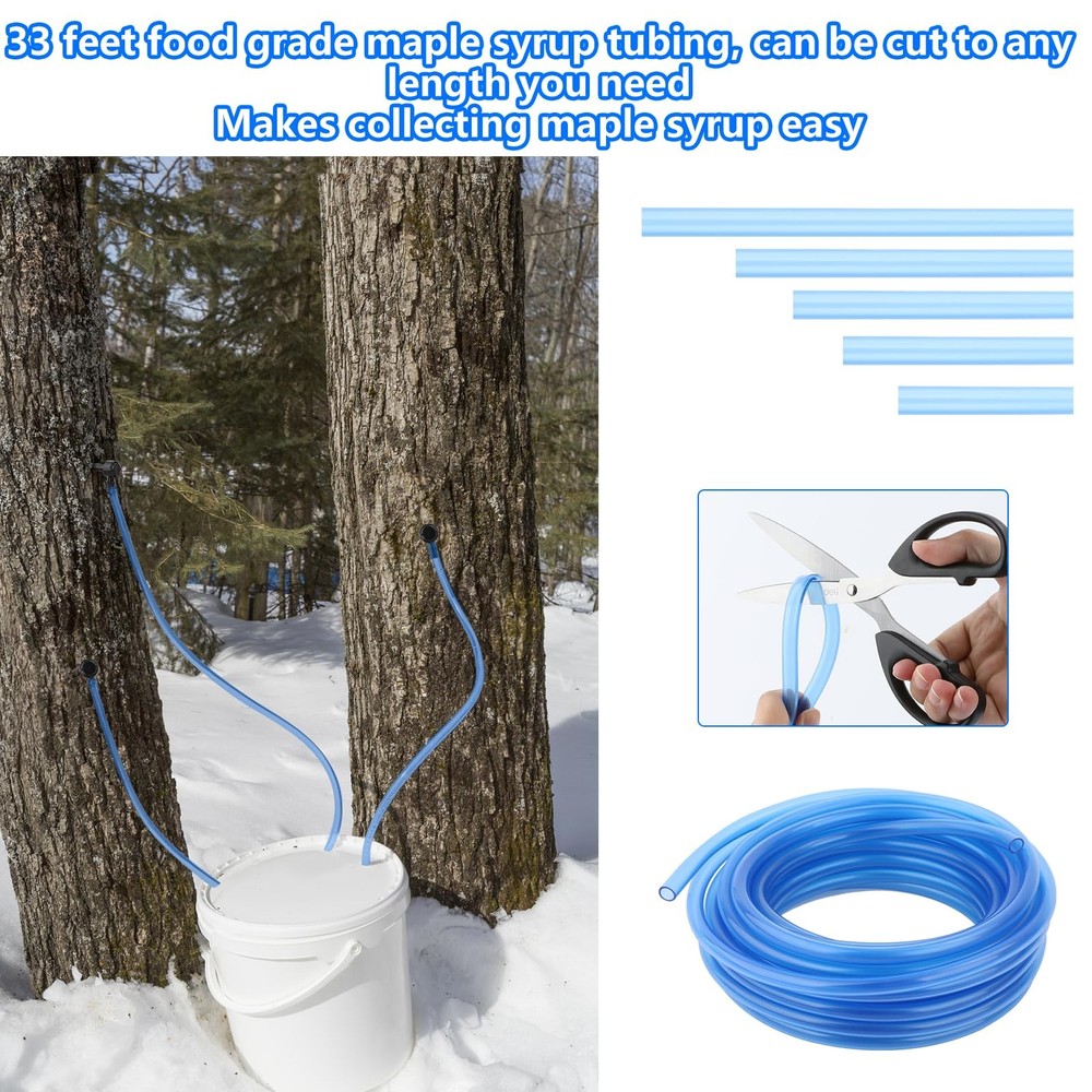 Maple Syrup Tapping Kit, Upgrade Maple Taps Set Include (15) Maple Syrup Taps, 1