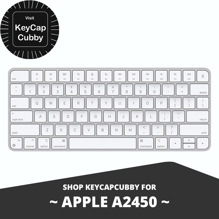 Replacement Keys For Apple Wireless Keyboard A2450 Individual Key & Hinge Spring